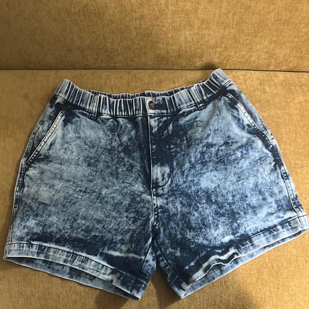 Men's Blue Jean Shorts